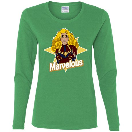 T-Shirts Irish Green / S Marvelous Women's Long Sleeve T-Shirt