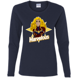 T-Shirts Navy / S Marvelous Women's Long Sleeve T-Shirt