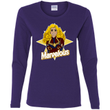 T-Shirts Purple / S Marvelous Women's Long Sleeve T-Shirt