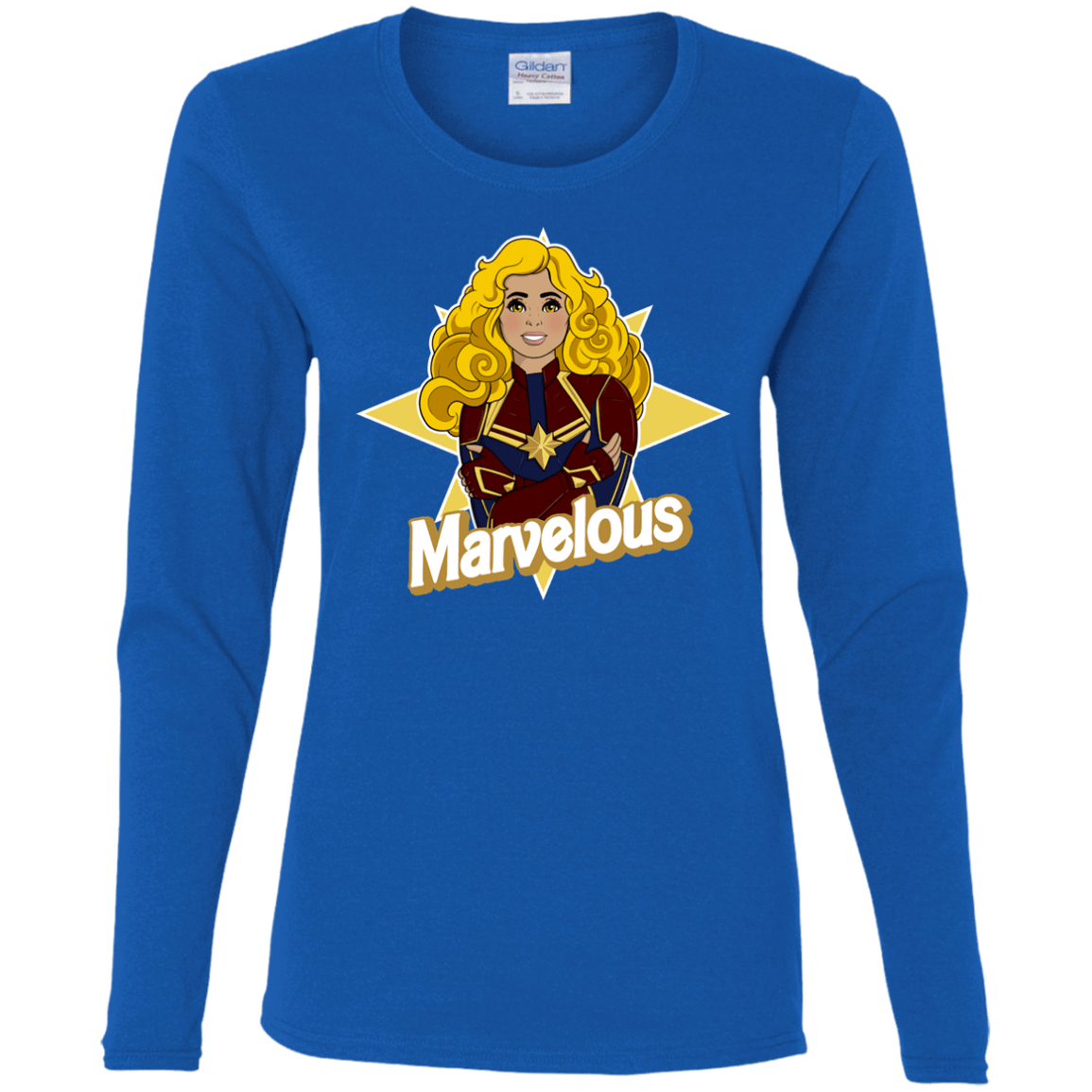 T-Shirts Royal / S Marvelous Women's Long Sleeve T-Shirt