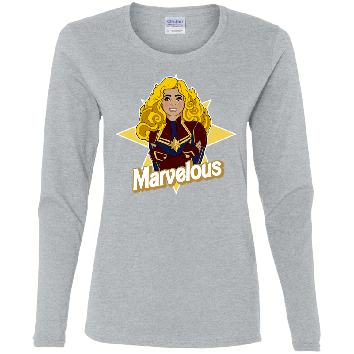 T-Shirts Sport Grey / S Marvelous Women's Long Sleeve T-Shirt