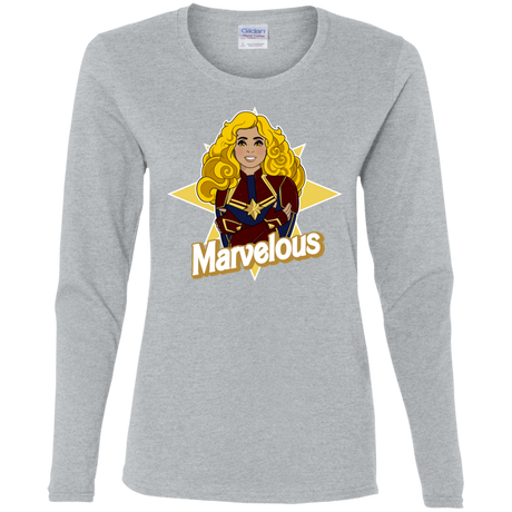 T-Shirts Sport Grey / S Marvelous Women's Long Sleeve T-Shirt