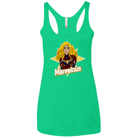 T-Shirts Envy / X-Small Marvelous Women's Triblend Racerback Tank