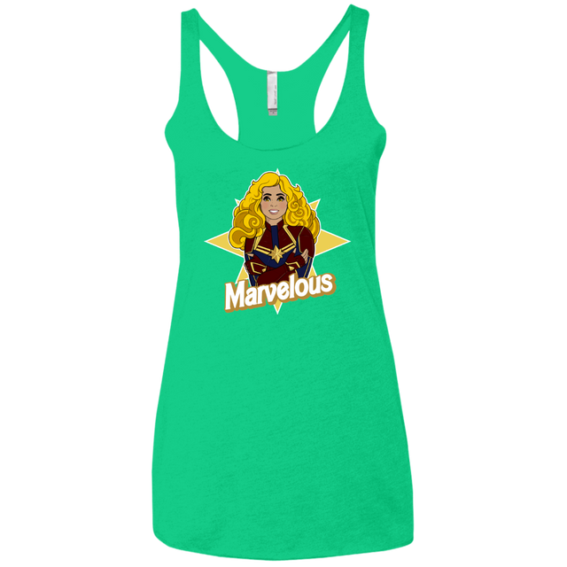 T-Shirts Envy / X-Small Marvelous Women's Triblend Racerback Tank
