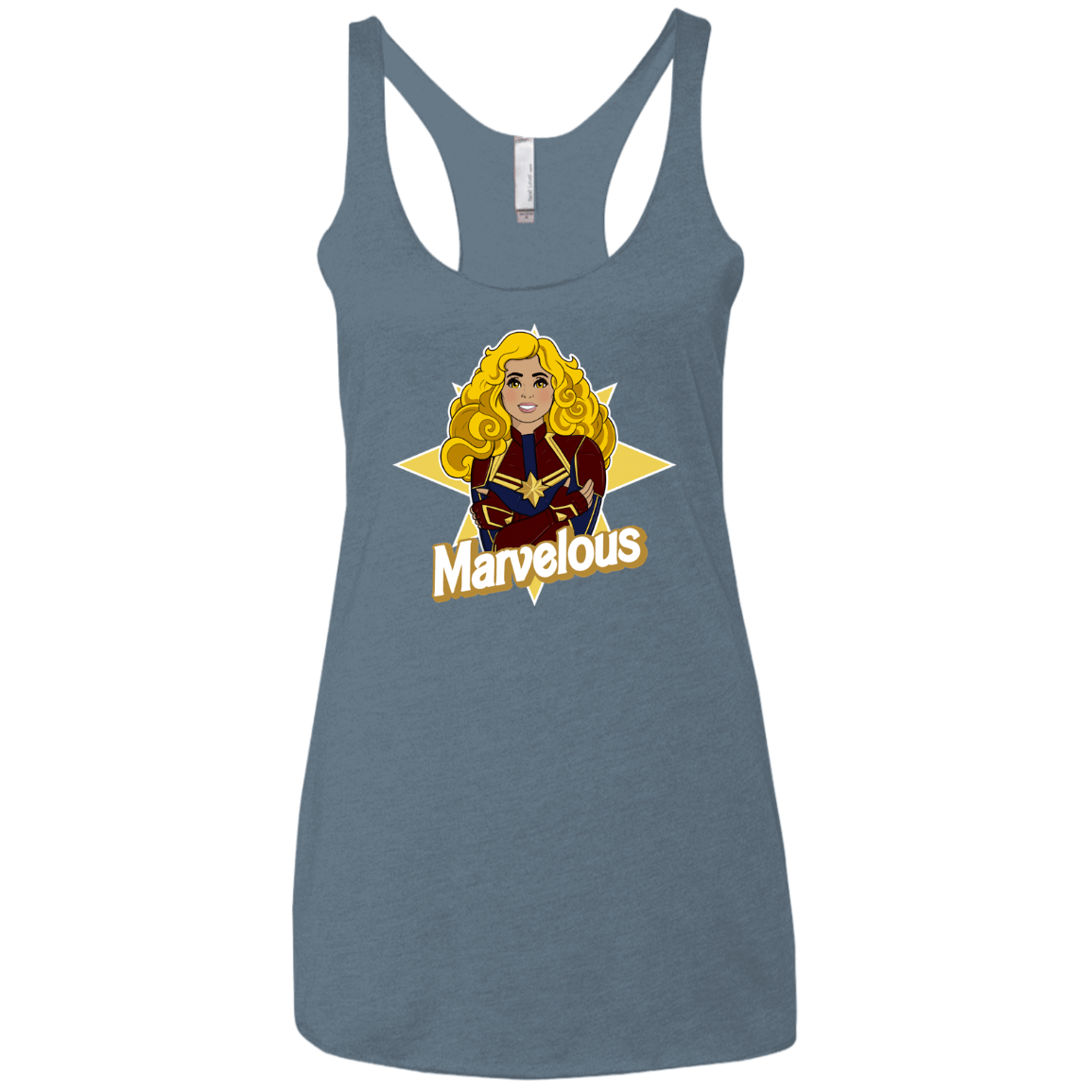 T-Shirts Indigo / X-Small Marvelous Women's Triblend Racerback Tank