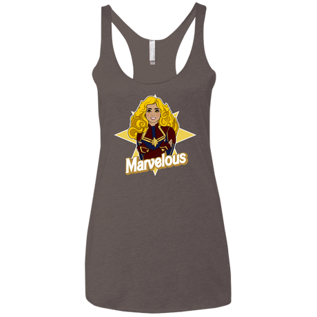 T-Shirts Macchiato / X-Small Marvelous Women's Triblend Racerback Tank