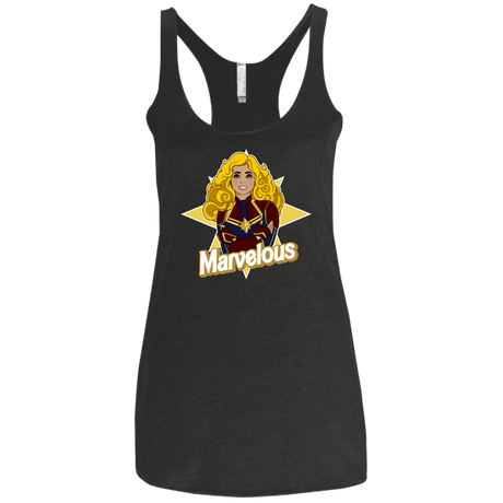 T-Shirts Vintage Black / X-Small Marvelous Women's Triblend Racerback Tank