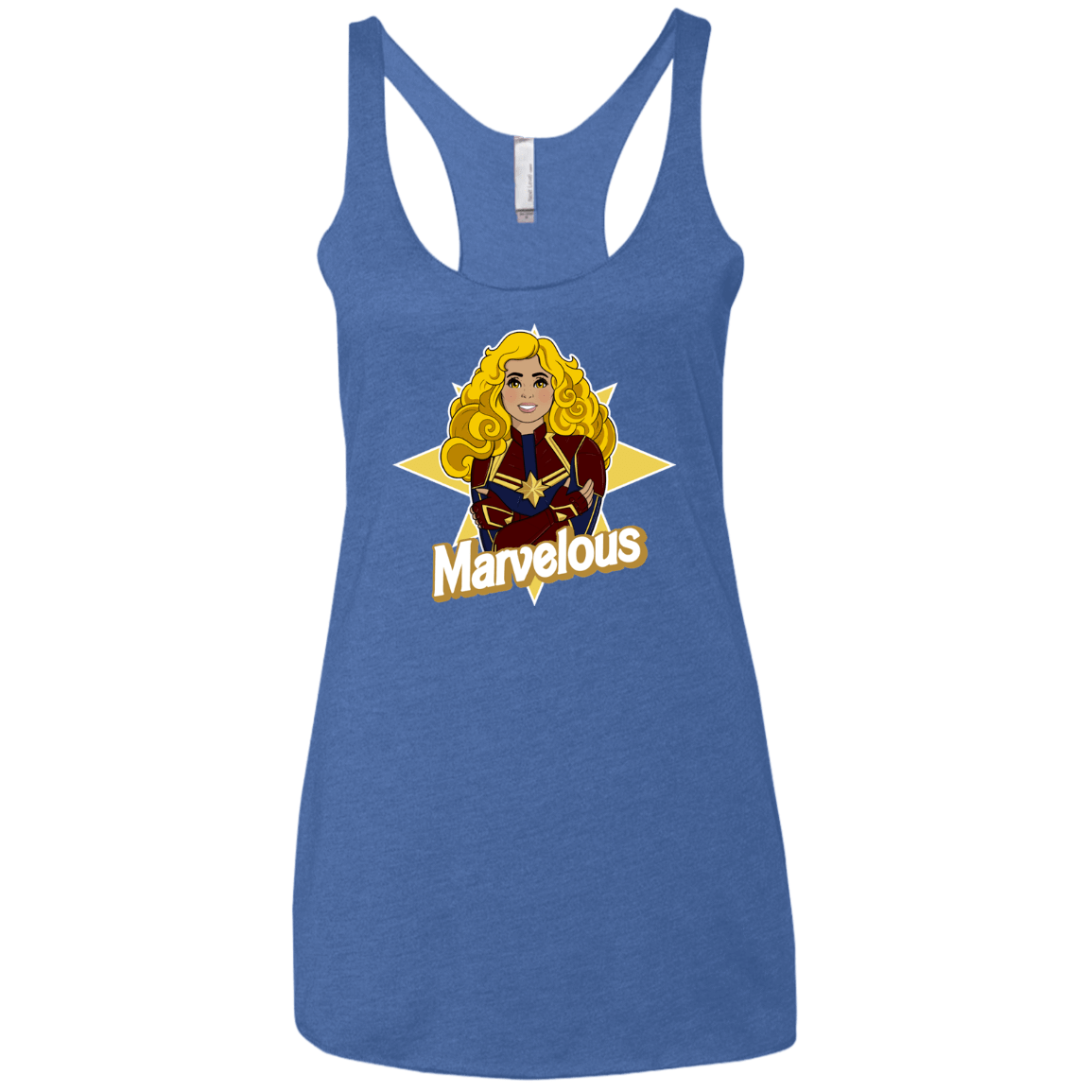 T-Shirts Vintage Royal / X-Small Marvelous Women's Triblend Racerback Tank