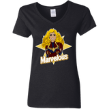 T-Shirts Black / S Marvelous Women's V-Neck T-Shirt