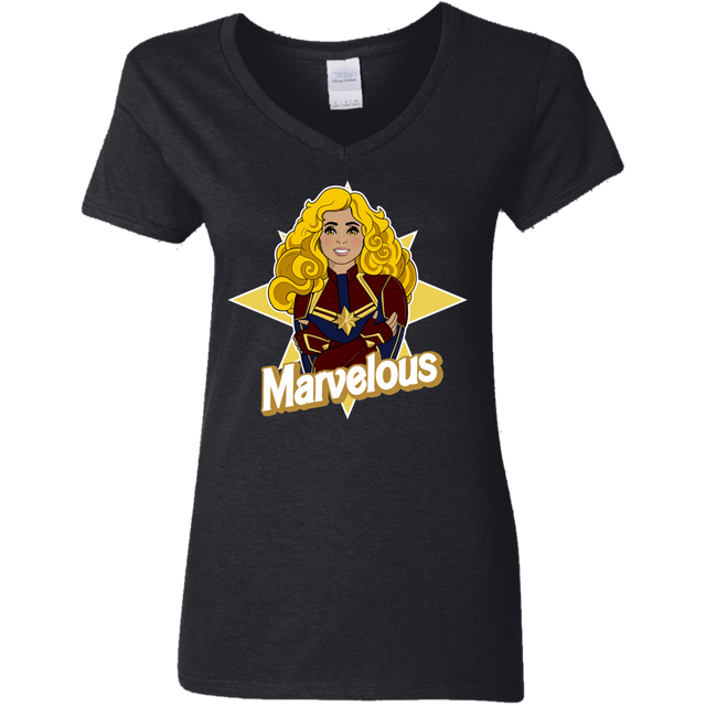 T-Shirts Black / S Marvelous Women's V-Neck T-Shirt