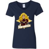 T-Shirts Navy / S Marvelous Women's V-Neck T-Shirt