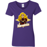 T-Shirts Purple / S Marvelous Women's V-Neck T-Shirt