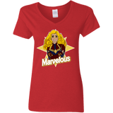 T-Shirts Red / S Marvelous Women's V-Neck T-Shirt