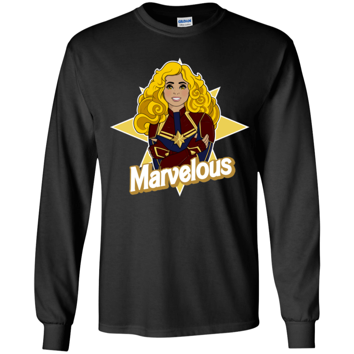 T-Shirts Black / YS Marvelous Youth Long Sleeve T-Shirt