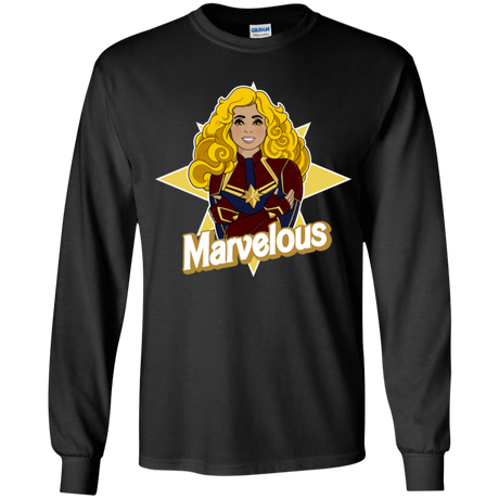 T-Shirts Black / YS Marvelous Youth Long Sleeve T-Shirt