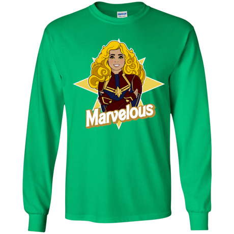 T-Shirts Irish Green / YS Marvelous Youth Long Sleeve T-Shirt