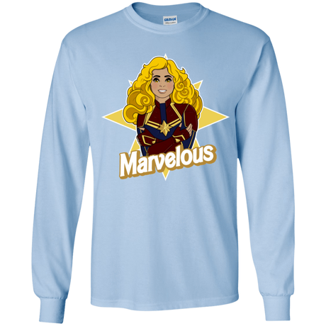 T-Shirts Light Blue / YS Marvelous Youth Long Sleeve T-Shirt