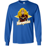 T-Shirts Royal / YS Marvelous Youth Long Sleeve T-Shirt