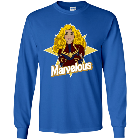 T-Shirts Royal / YS Marvelous Youth Long Sleeve T-Shirt