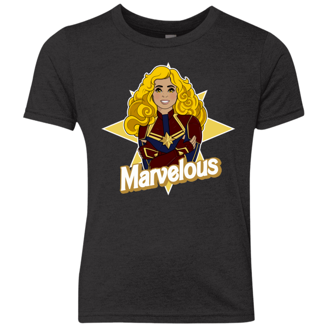 T-Shirts Vintage Black / YXS Marvelous Youth Triblend T-Shirt