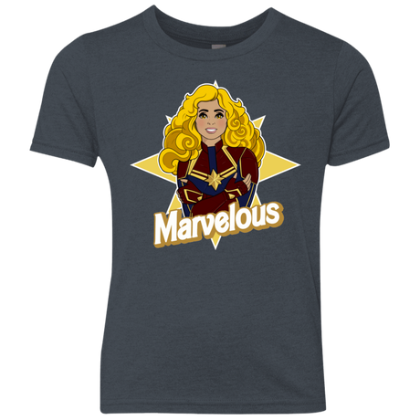 T-Shirts Vintage Navy / YXS Marvelous Youth Triblend T-Shirt