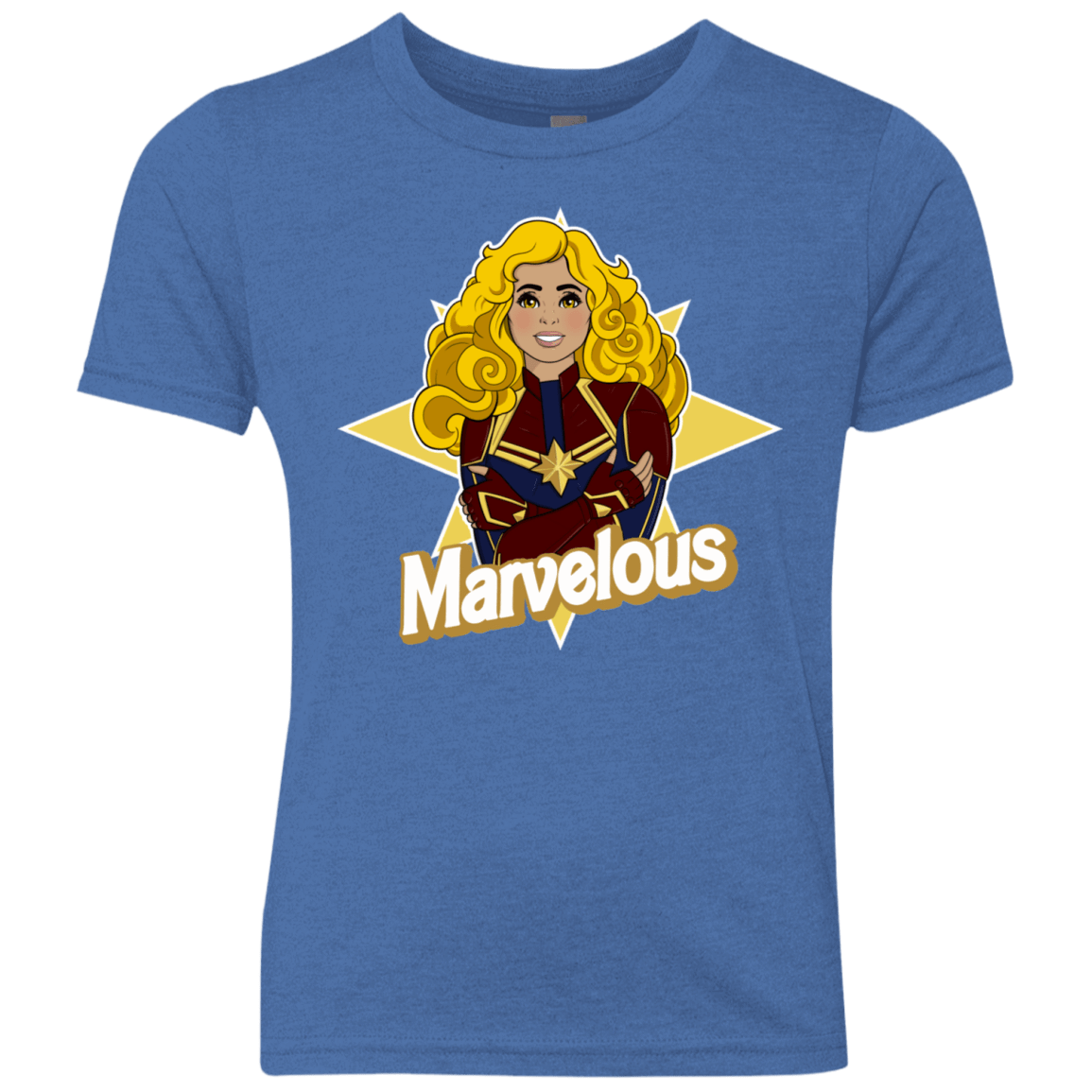 T-Shirts Vintage Royal / YXS Marvelous Youth Triblend T-Shirt