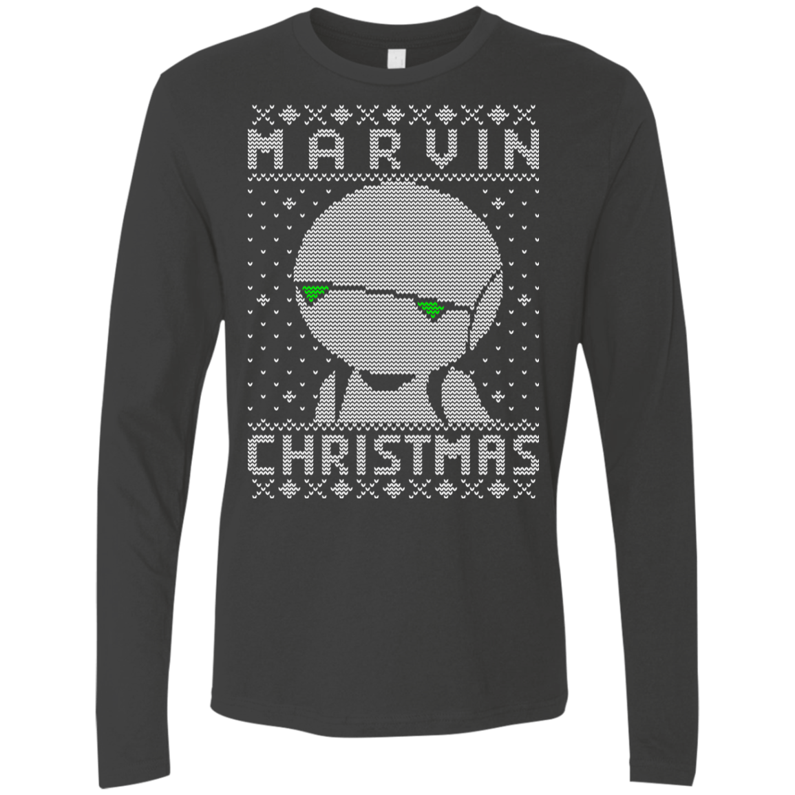 T-Shirts Heavy Metal / Small Marvin Christmas Men's Premium Long Sleeve