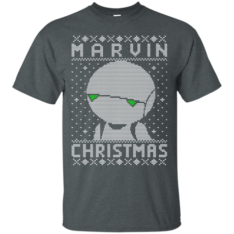 T-Shirts Dark Heather / Small Marvin Christmas T-Shirt