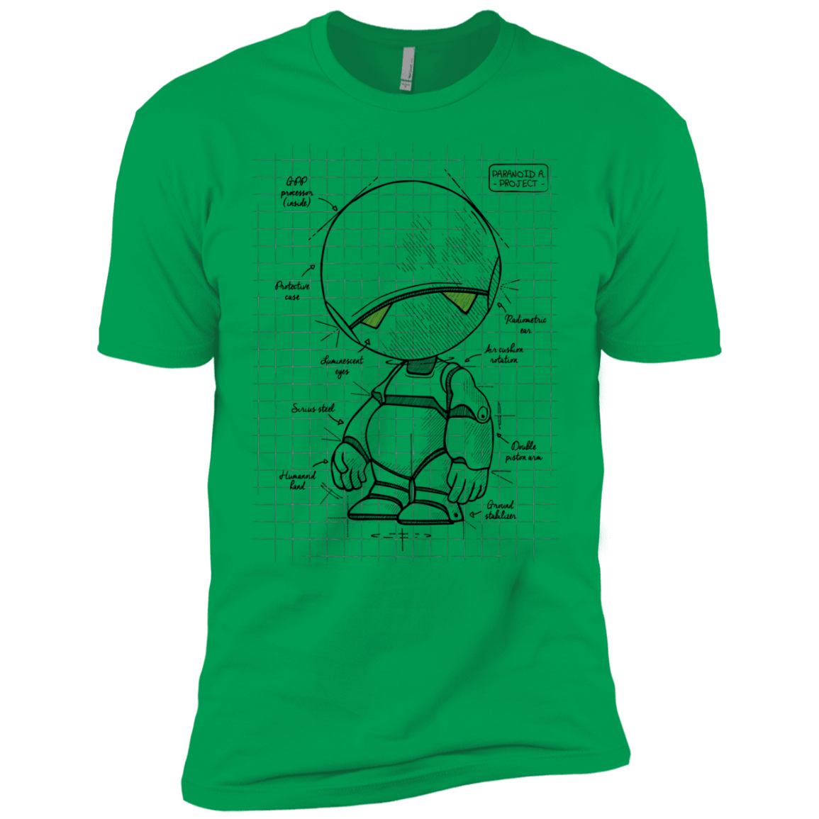 T-Shirts Kelly Green / YXS Marvin's Plan Boys Premium T-Shirt