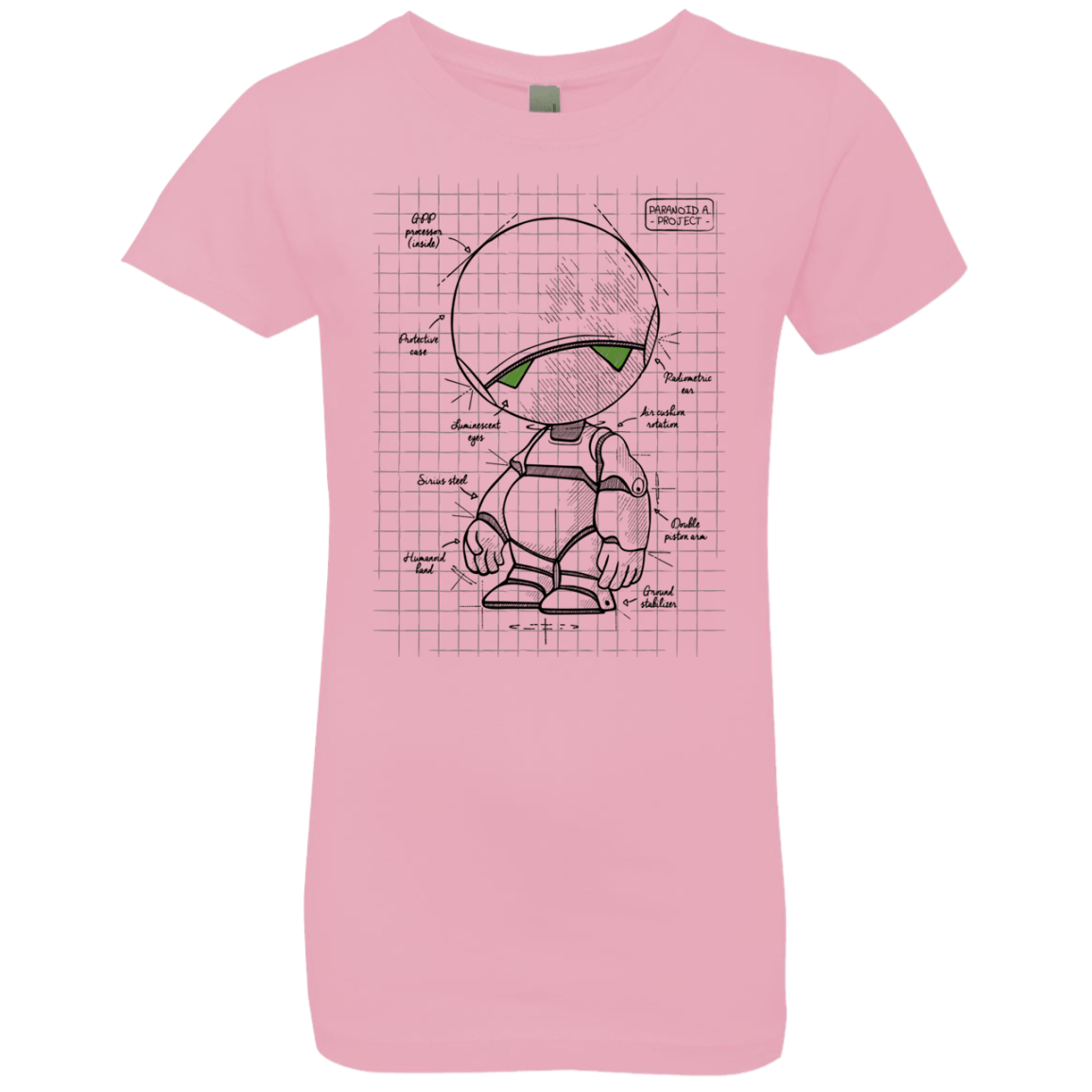 T-Shirts Light Pink / YXS Marvin's Plan Girls Premium T-Shirt