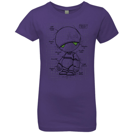 T-Shirts Purple Rush / YXS Marvin's Plan Girls Premium T-Shirt