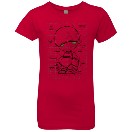 T-Shirts Red / YXS Marvin's Plan Girls Premium T-Shirt