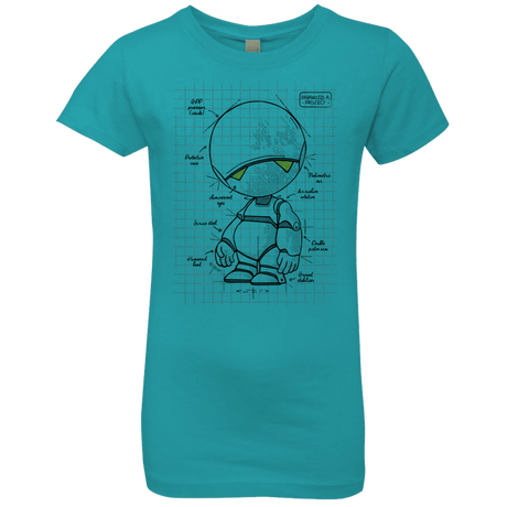 T-Shirts Tahiti Blue / YXS Marvin's Plan Girls Premium T-Shirt