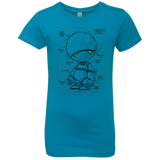 T-Shirts Turquoise / YXS Marvin's Plan Girls Premium T-Shirt