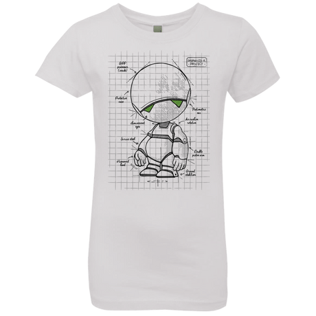 T-Shirts White / YXS Marvin's Plan Girls Premium T-Shirt