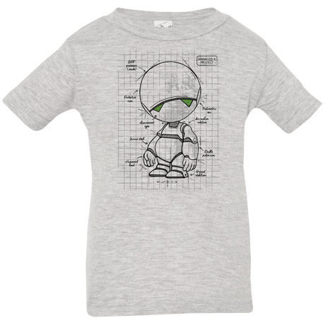 T-Shirts Heather Grey / 6 Months Marvin's Plan Infant Premium T-Shirt