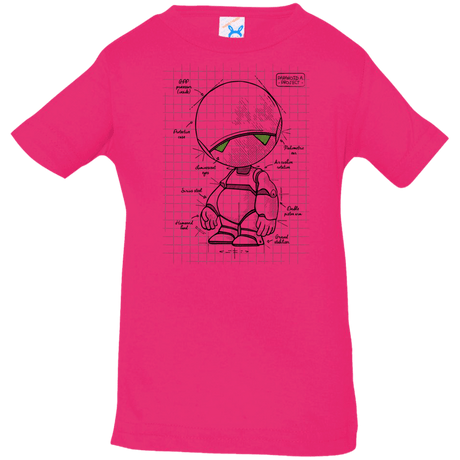 T-Shirts Hot Pink / 6 Months Marvin's Plan Infant Premium T-Shirt