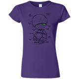 T-Shirts Purple / S Marvin's Plan Junior Slimmer-Fit T-Shirt