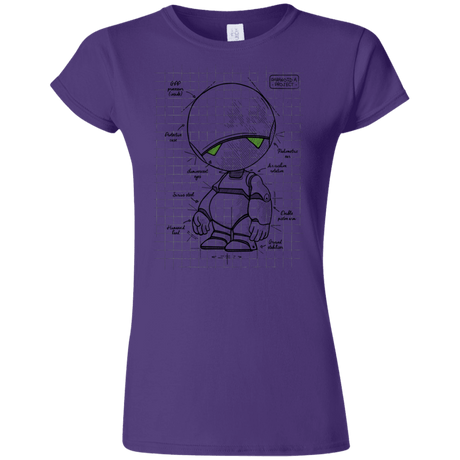 T-Shirts Purple / S Marvin's Plan Junior Slimmer-Fit T-Shirt