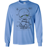 T-Shirts Carolina Blue / S Marvin's Plan Men's Long Sleeve T-Shirt