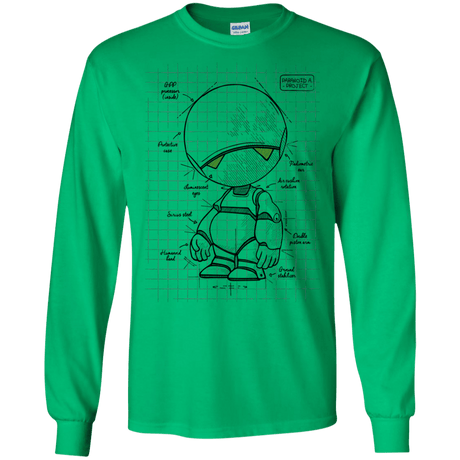 T-Shirts Irish Green / S Marvin's Plan Men's Long Sleeve T-Shirt