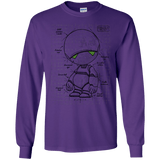 T-Shirts Purple / S Marvin's Plan Men's Long Sleeve T-Shirt