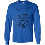 T-Shirts Royal / S Marvin's Plan Men's Long Sleeve T-Shirt