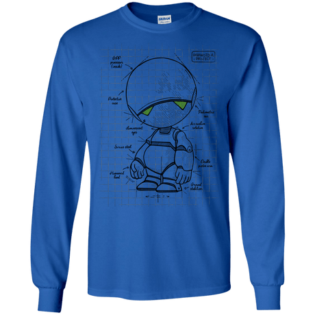 T-Shirts Royal / S Marvin's Plan Men's Long Sleeve T-Shirt