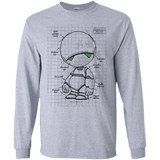 T-Shirts Sport Grey / S Marvin's Plan Men's Long Sleeve T-Shirt