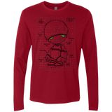 T-Shirts Cardinal / S Marvin's Plan Men's Premium Long Sleeve