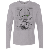 T-Shirts Heather Grey / S Marvin's Plan Men's Premium Long Sleeve