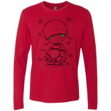 T-Shirts Red / S Marvin's Plan Men's Premium Long Sleeve