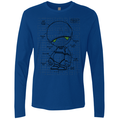 T-Shirts Royal / S Marvin's Plan Men's Premium Long Sleeve