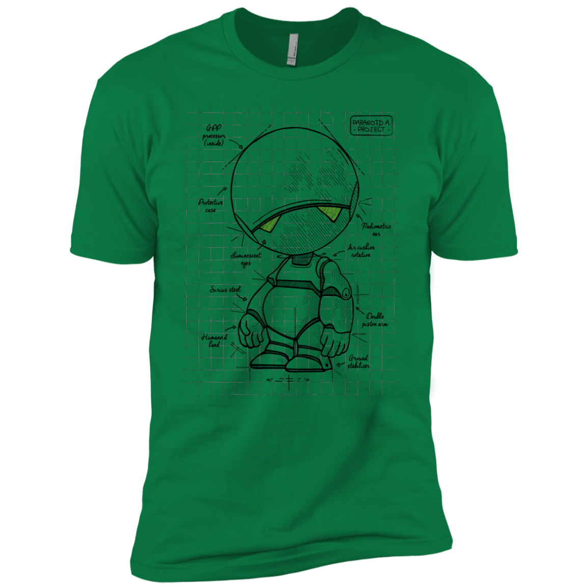 T-Shirts Kelly Green / X-Small Marvin's Plan Men's Premium T-Shirt